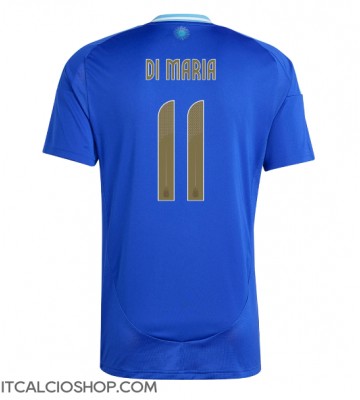 Argentina Angel Di Maria #11 Seconda Maglia Copa America 2024 Manica Corta